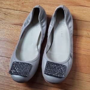 Ivanka Trump Gray Flats